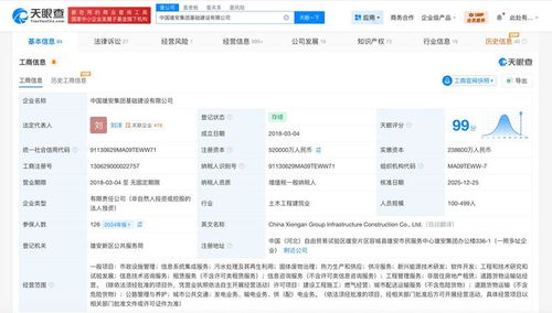 中國雄安集團(tuán)基礎(chǔ)建設(shè)公司增資至52億元 信息系統(tǒng)集成服務(wù)引領(lǐng)智慧新城建設(shè)新篇章